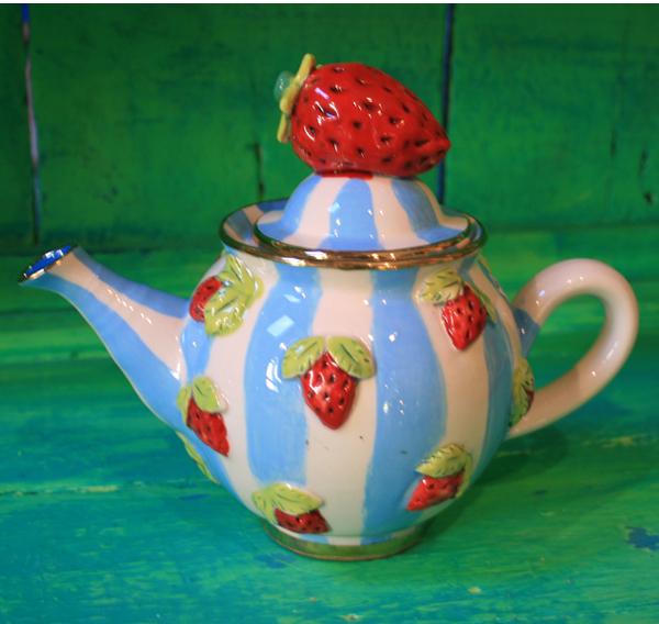 Tiny Tea Pot Strawberry Studded Tiny Teapot – Mary Rose Young